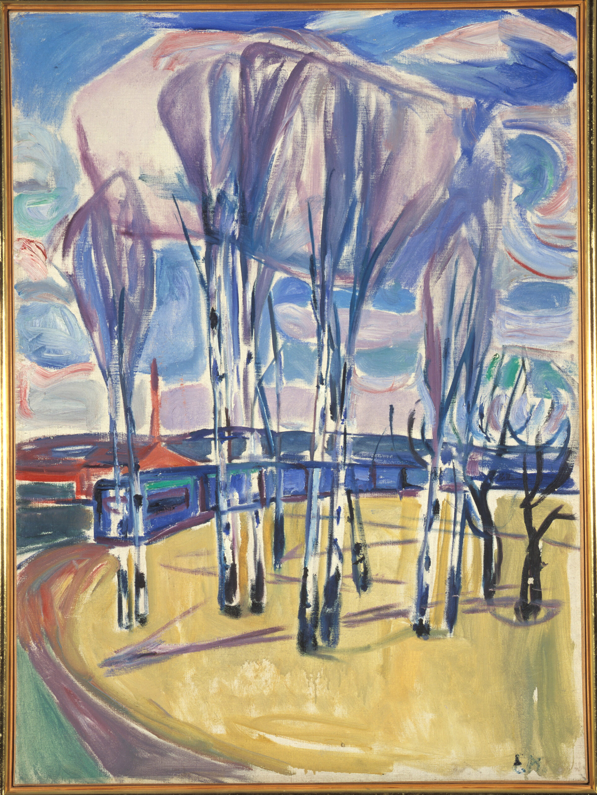 Edvard Munch The Tram Loop at Skøyen (1920–30)