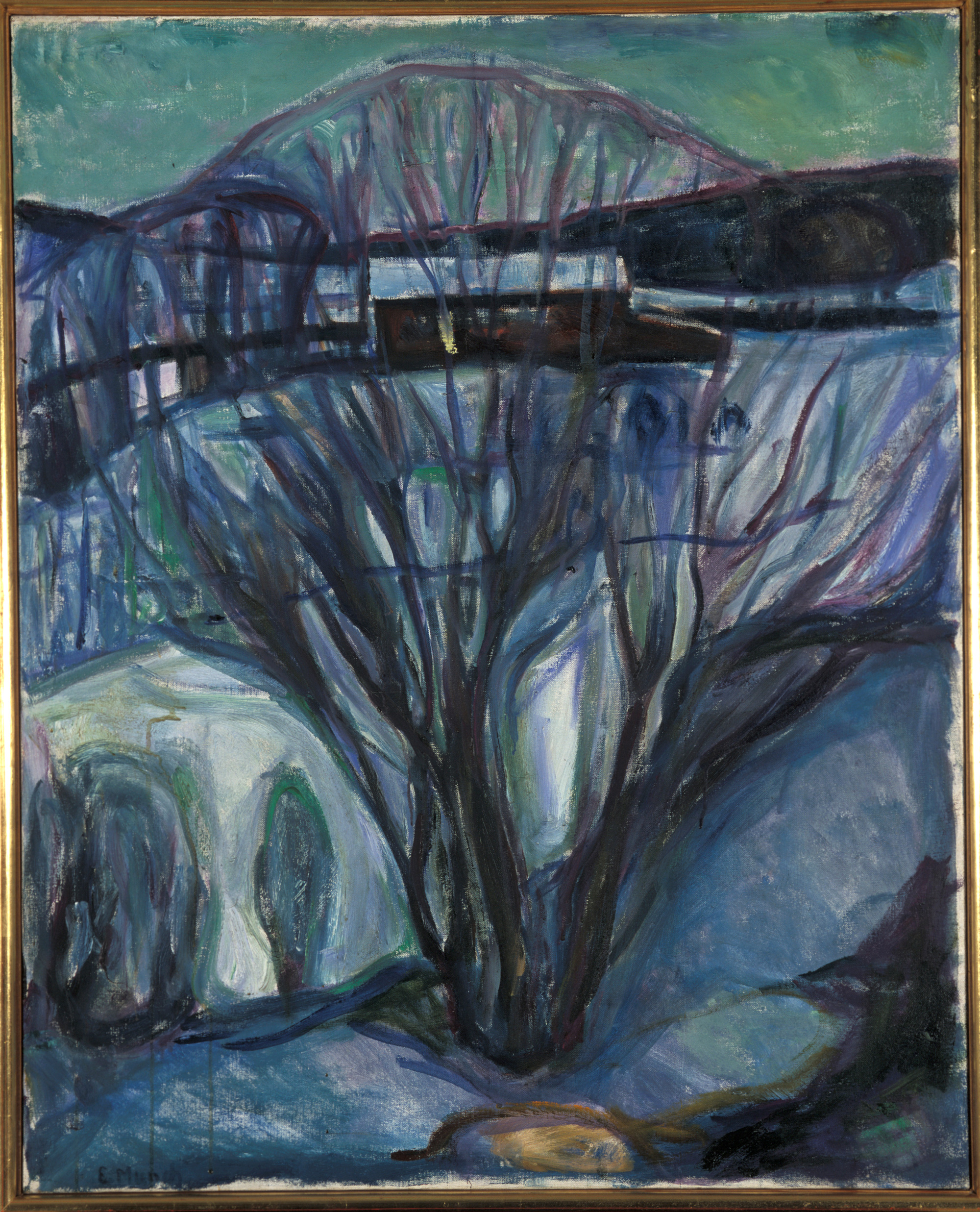 Edvard Munch Winter Night (1922–26)